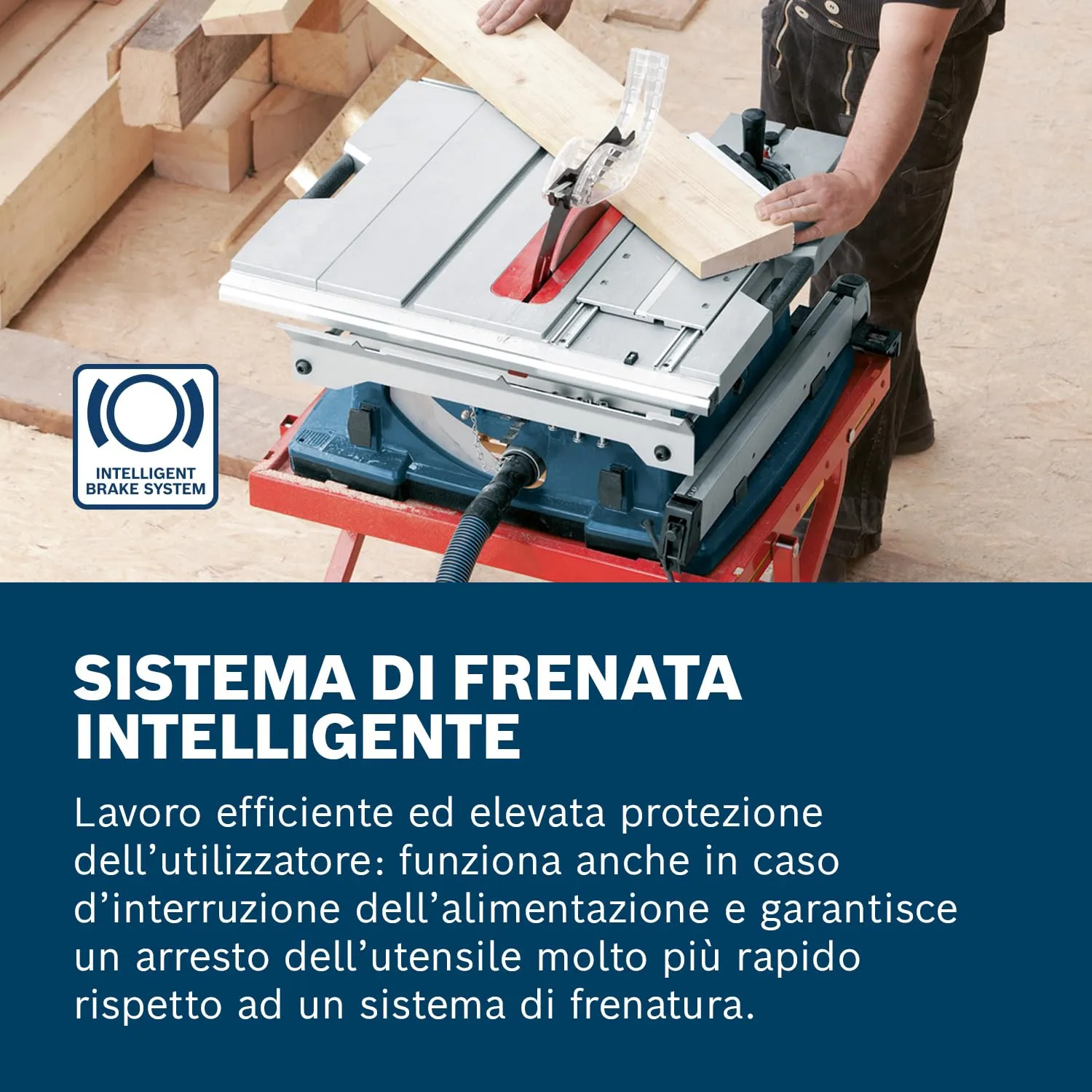 Bosch GTS 10 XC Sega da Banco 254 mm 2100W Legno