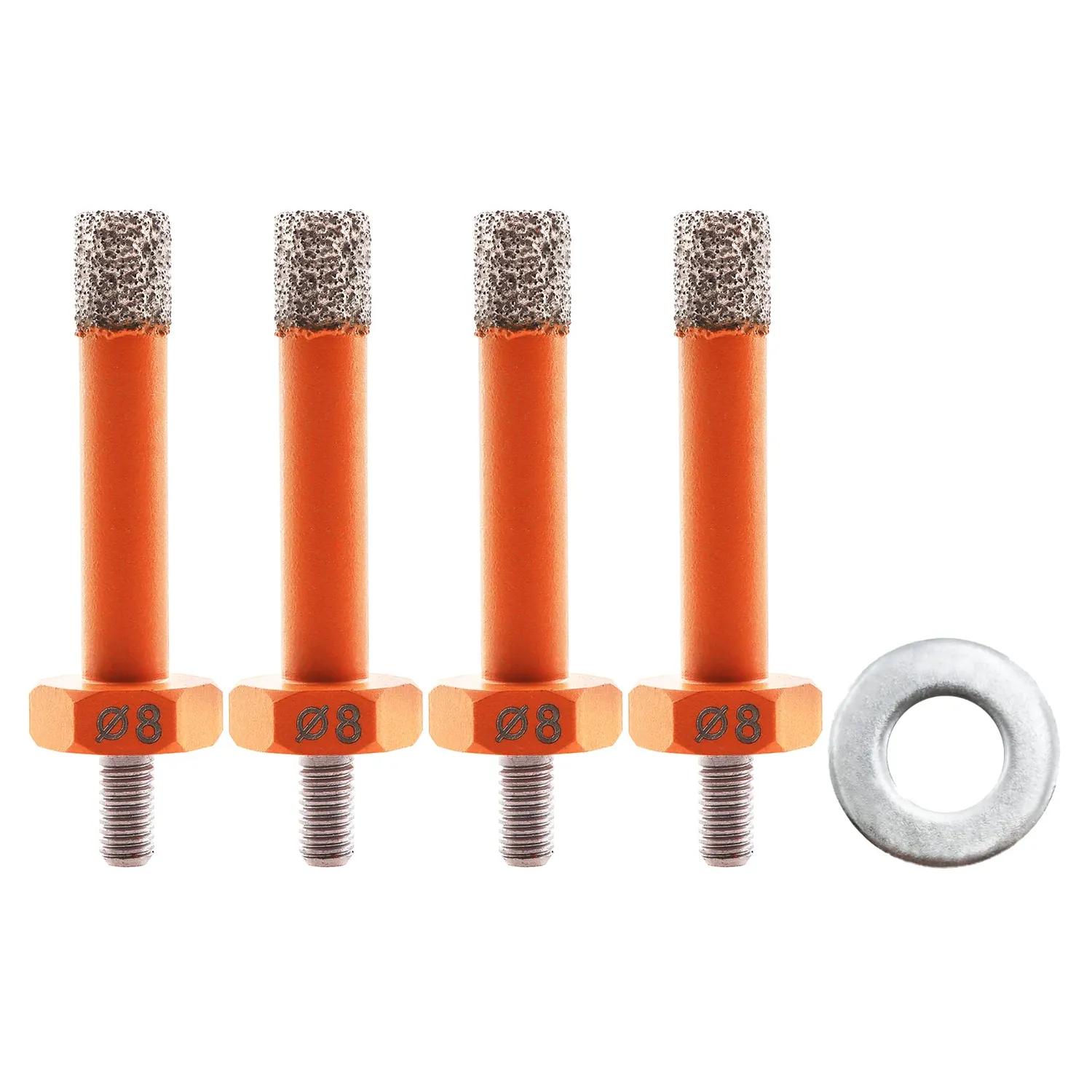 BGTEC Punta diamantata 6 mm M5 per gres 2 pz