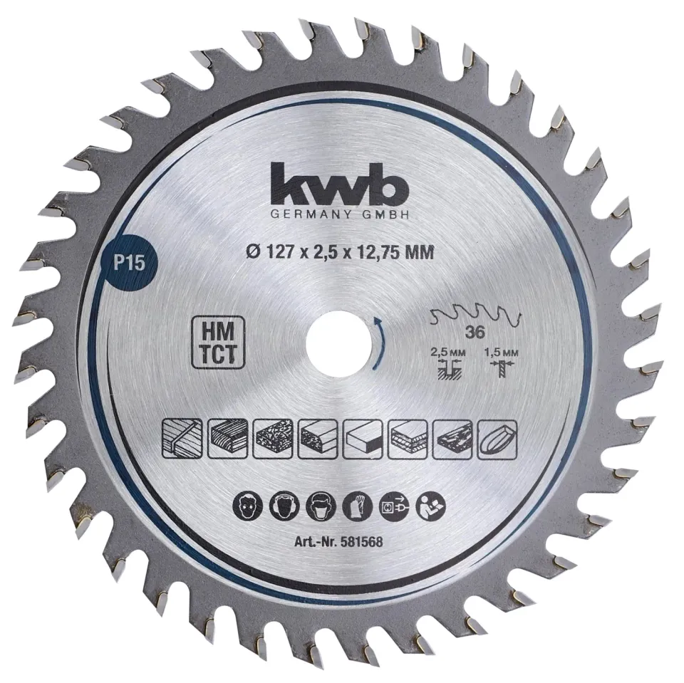 KWB Lama Circolare 205x18/16 mm Taglio Fine Legno