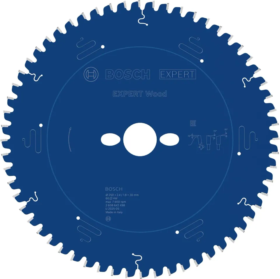 Bosch Expert Wood lama circolare troncatrice 60 denti