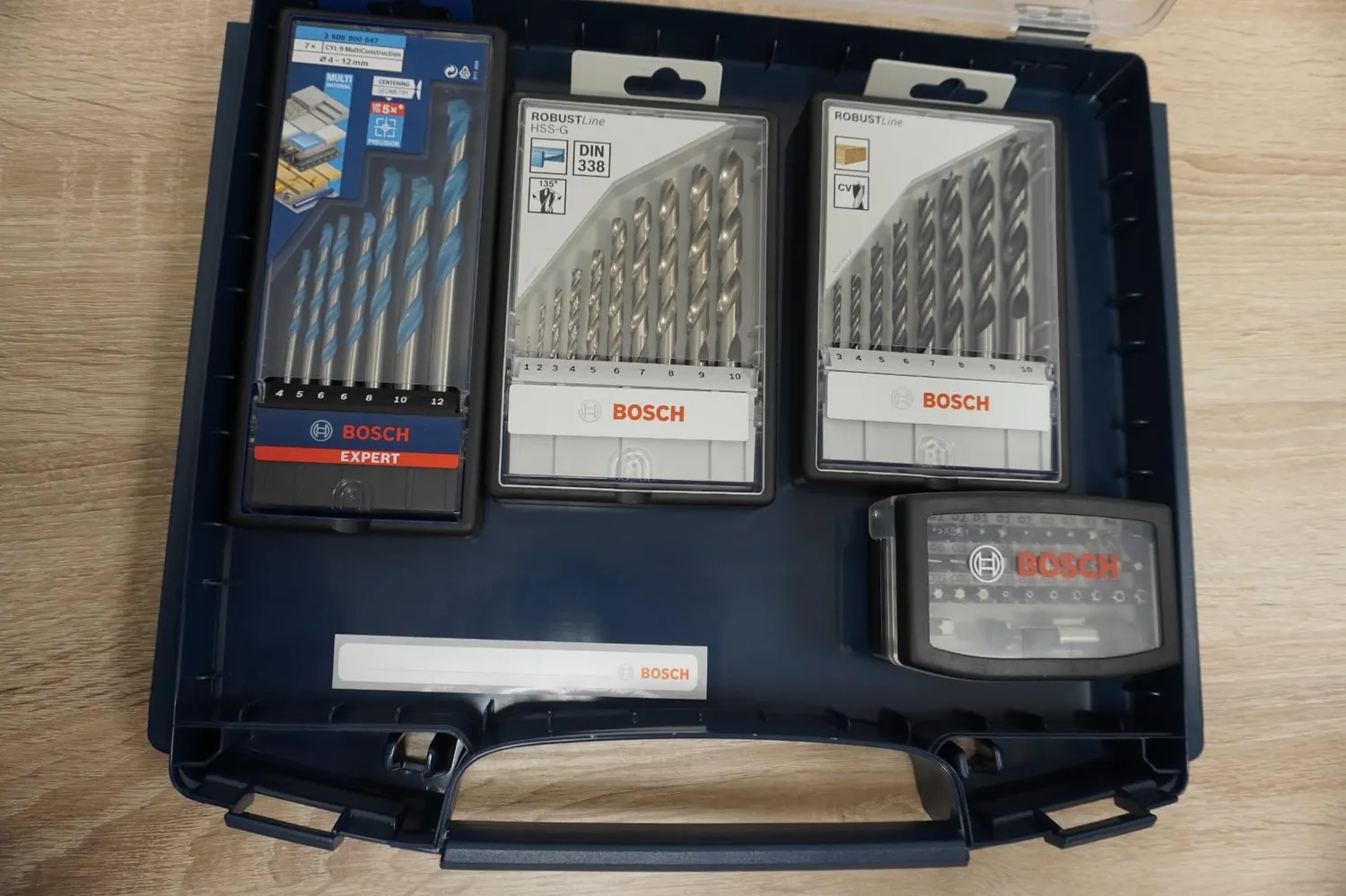 Bosch RobustLine set 5 punte legno metallo multi 32 pezzi