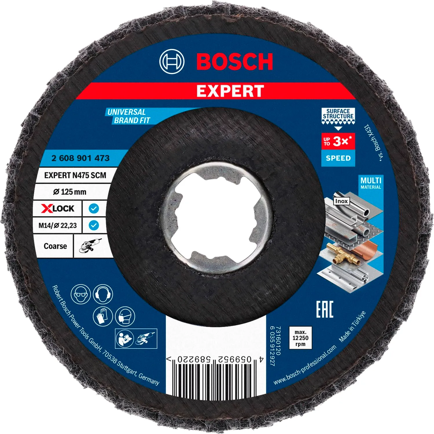 Bosch Expert N475 SCM disco 125 mm molto fine X-LOCK