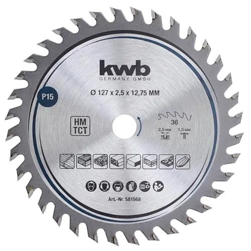 KWB Lama Circolare 205x18/16 mm Taglio Fine Legno