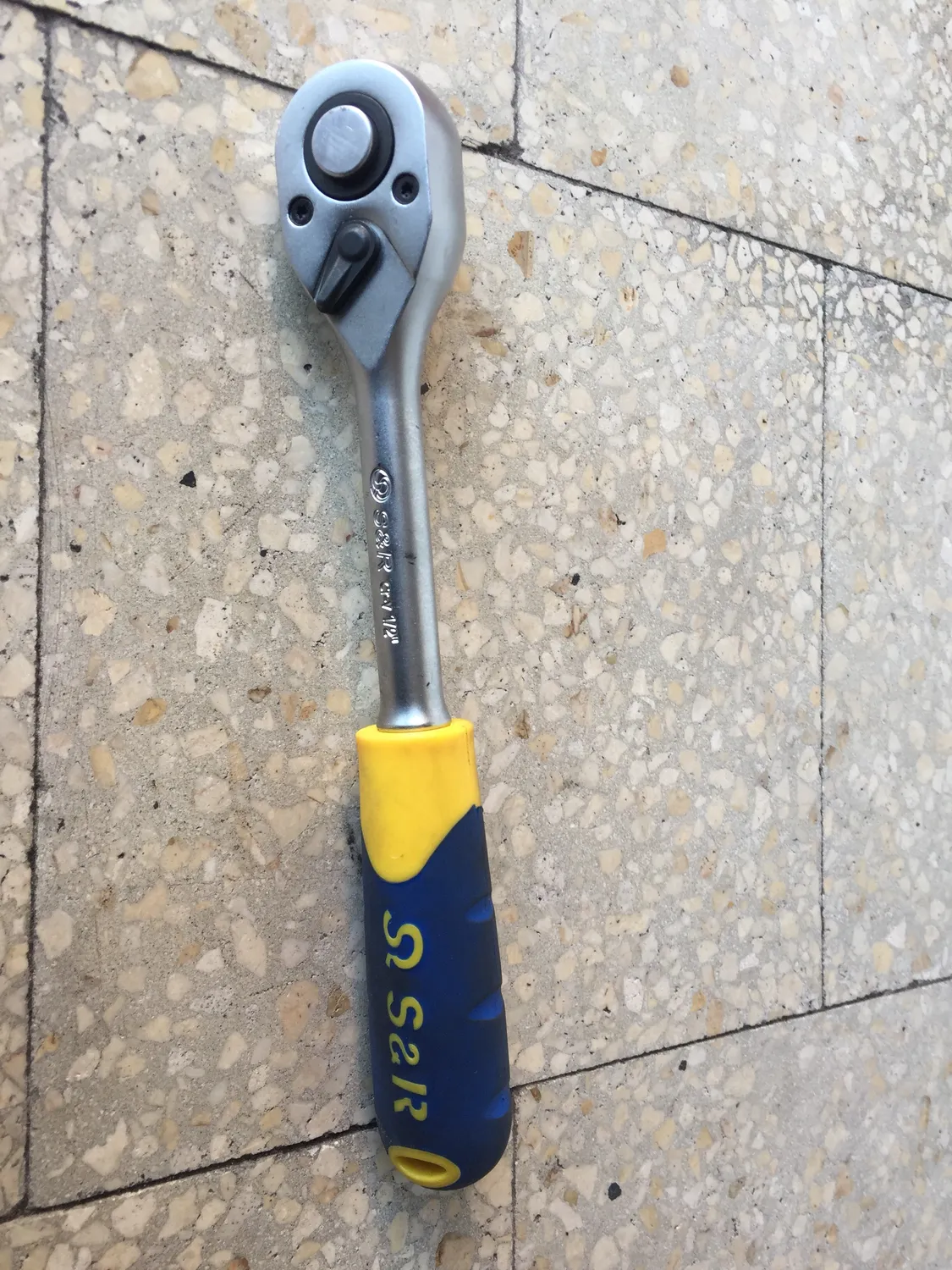S&R Chiave a cricchetto 1/2 26cm curva 45 denti