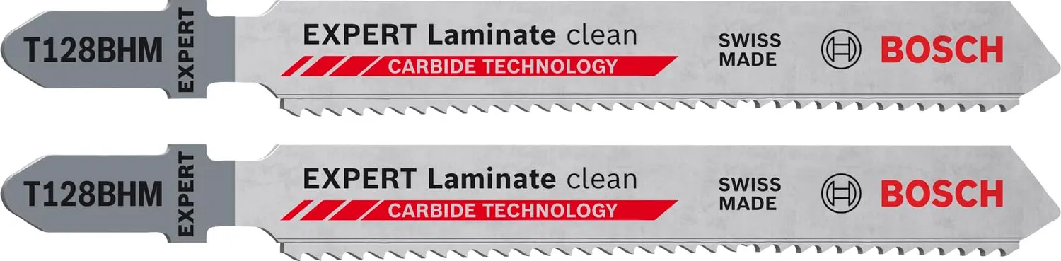 Bosch Expert Laminate Clean T128BHM lame seghetto 3 pz per laminato