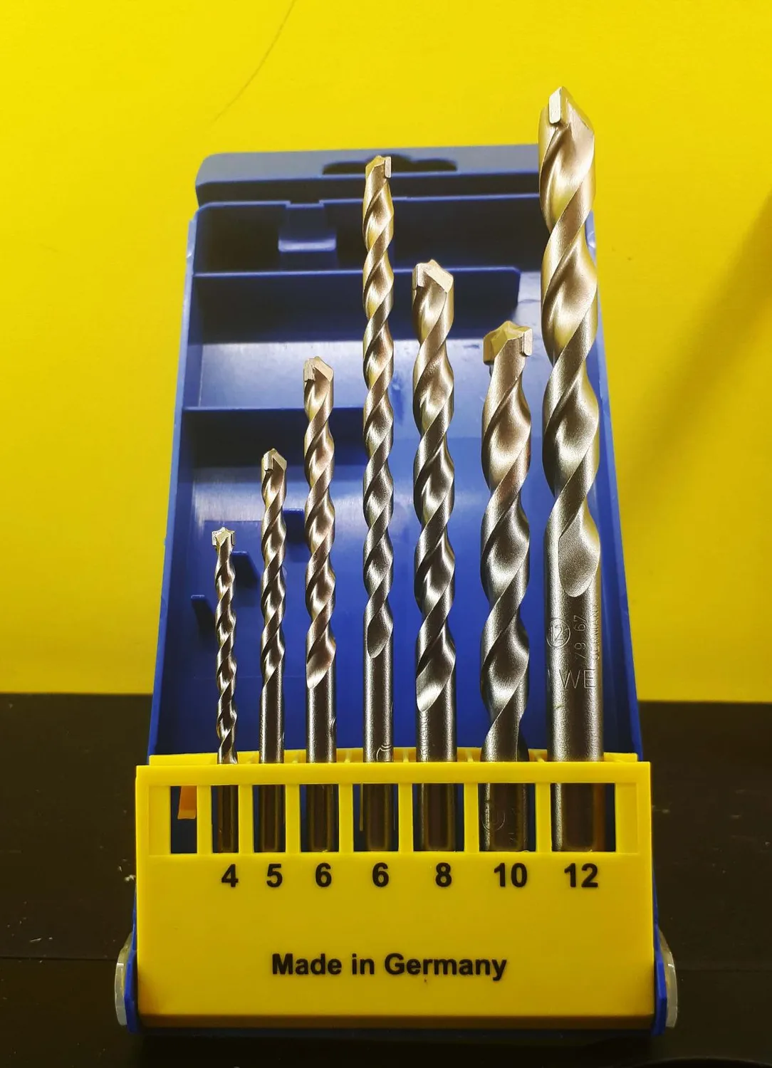 S&R Set 7 Punte Muro 4-12 mm Cemento Pietra