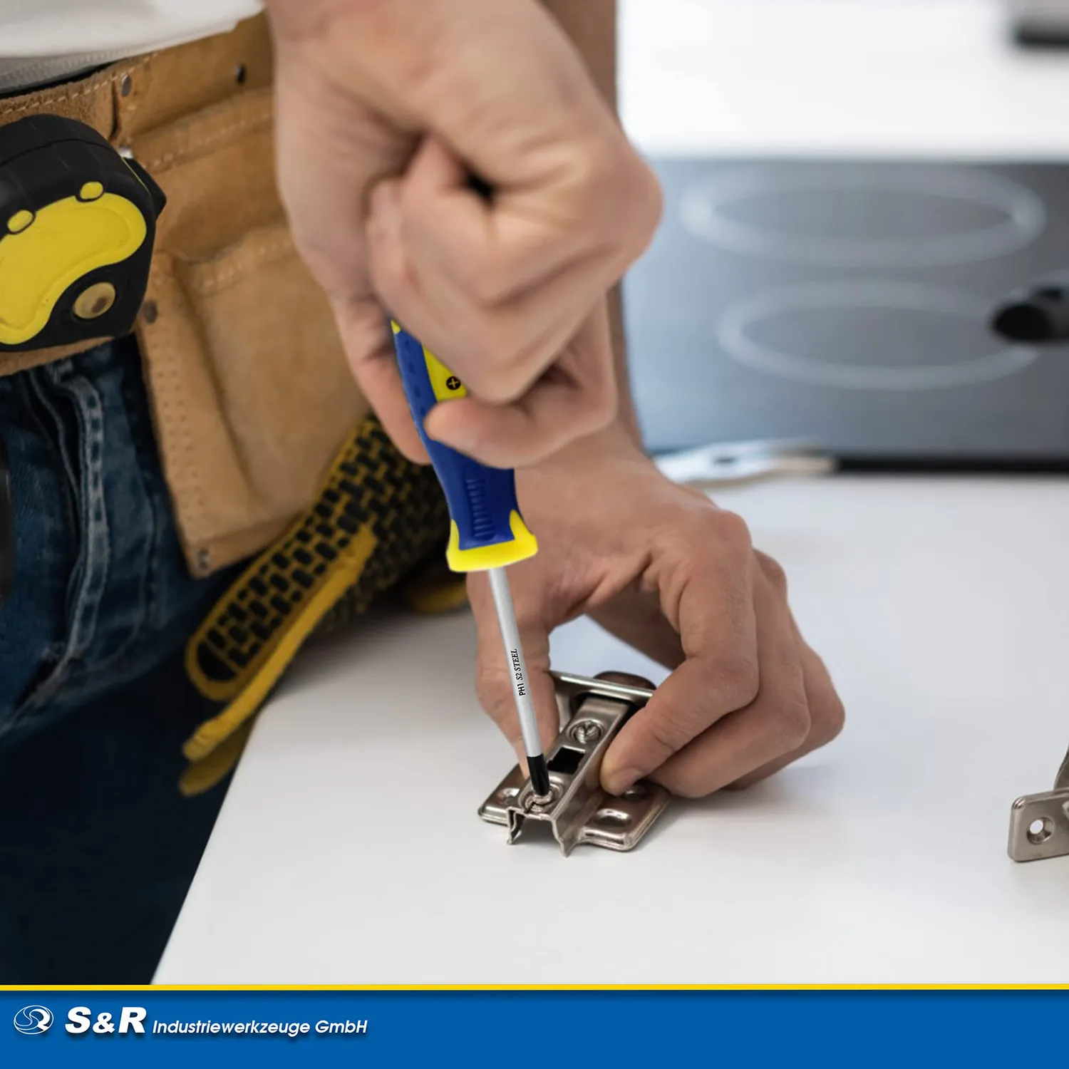 S&R set cacciaviti magnetici professionali 6 pezzi taglio croce
