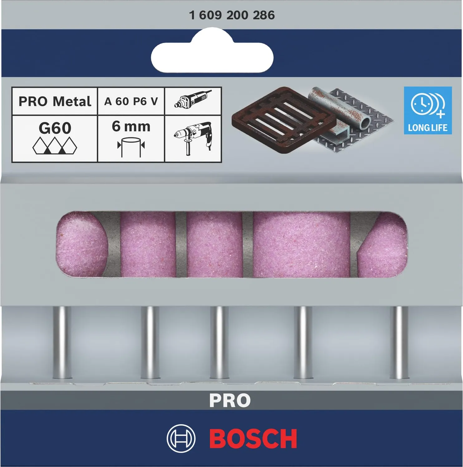 Bosch PRO Steel mola a gambo Ø 15-25 mm 5 pz per acciaio