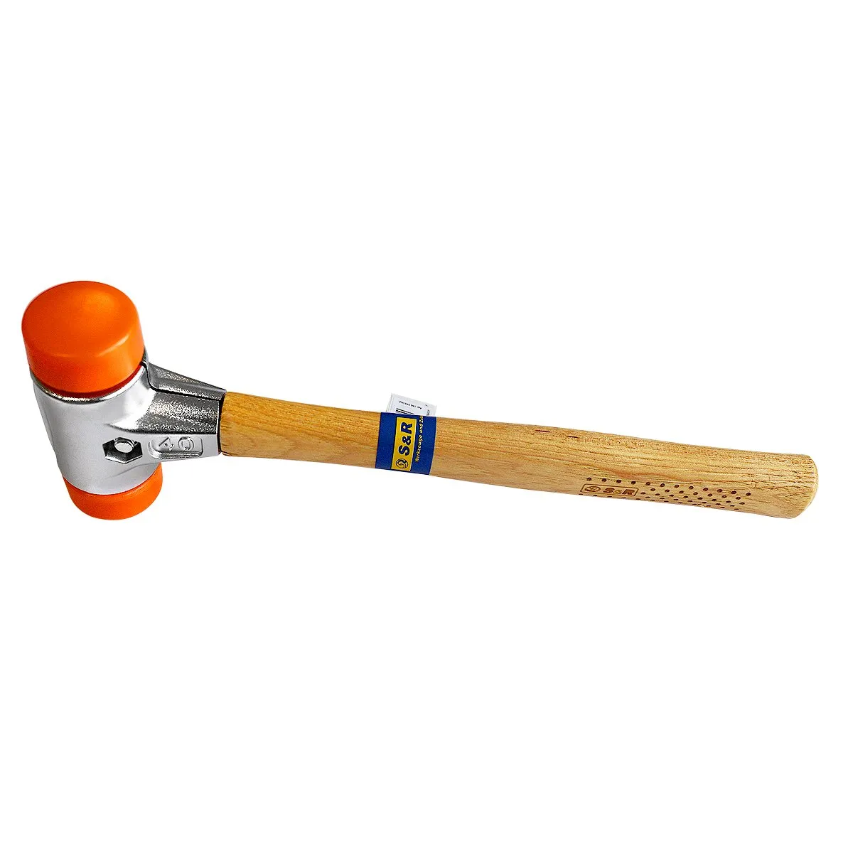 S&R Martello Gomma Antirimbalzo 40 mm Testine Sostituibili