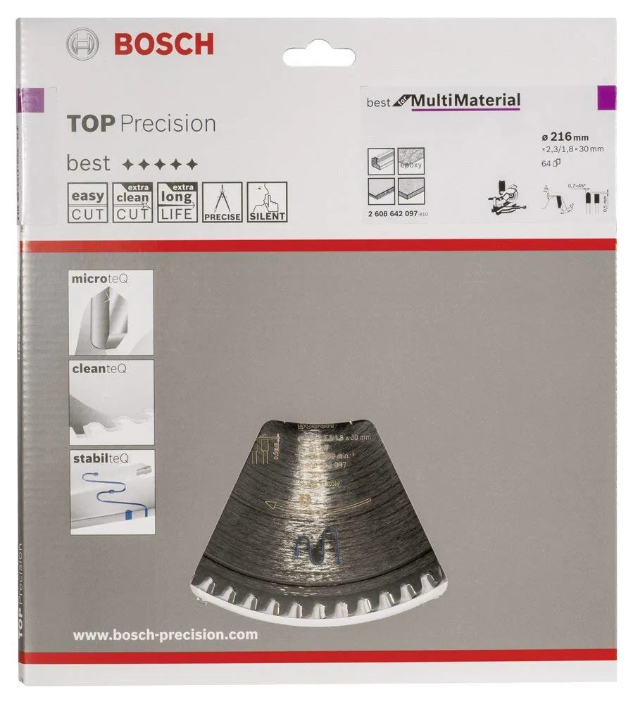 Bosch Expert lama circolare 216x30 64 denti multimat