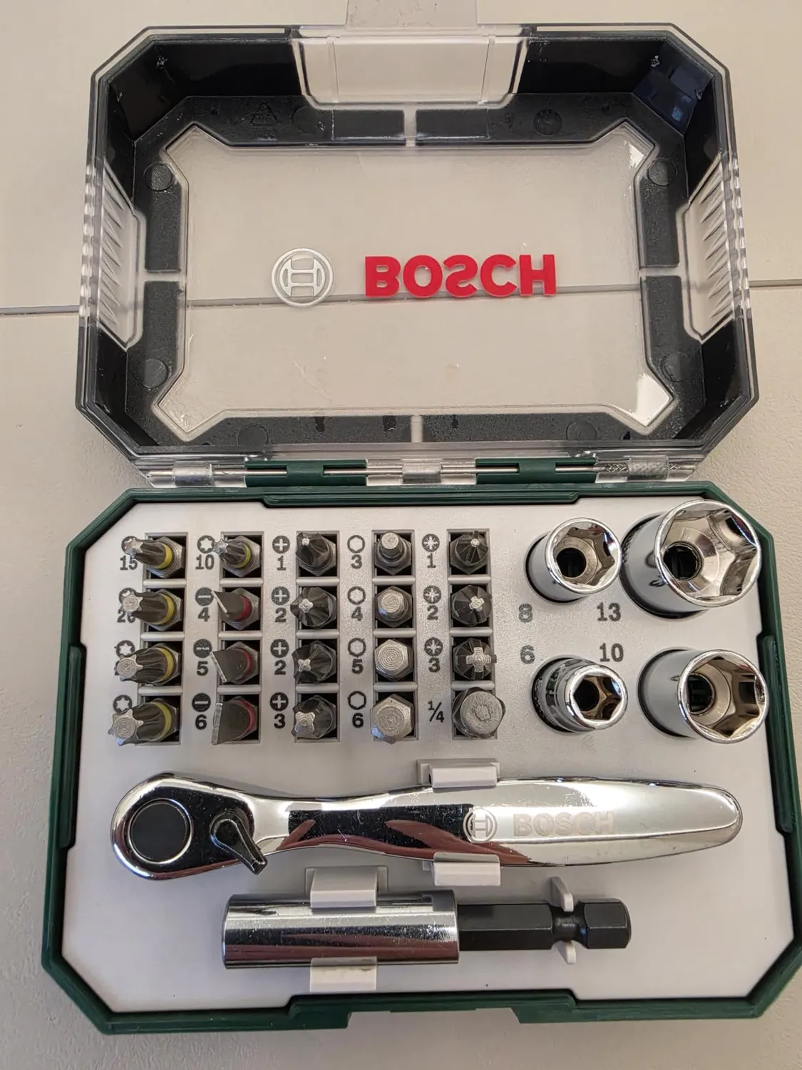 Bosch Expert set bit avvitamento 26 pz cricchetto