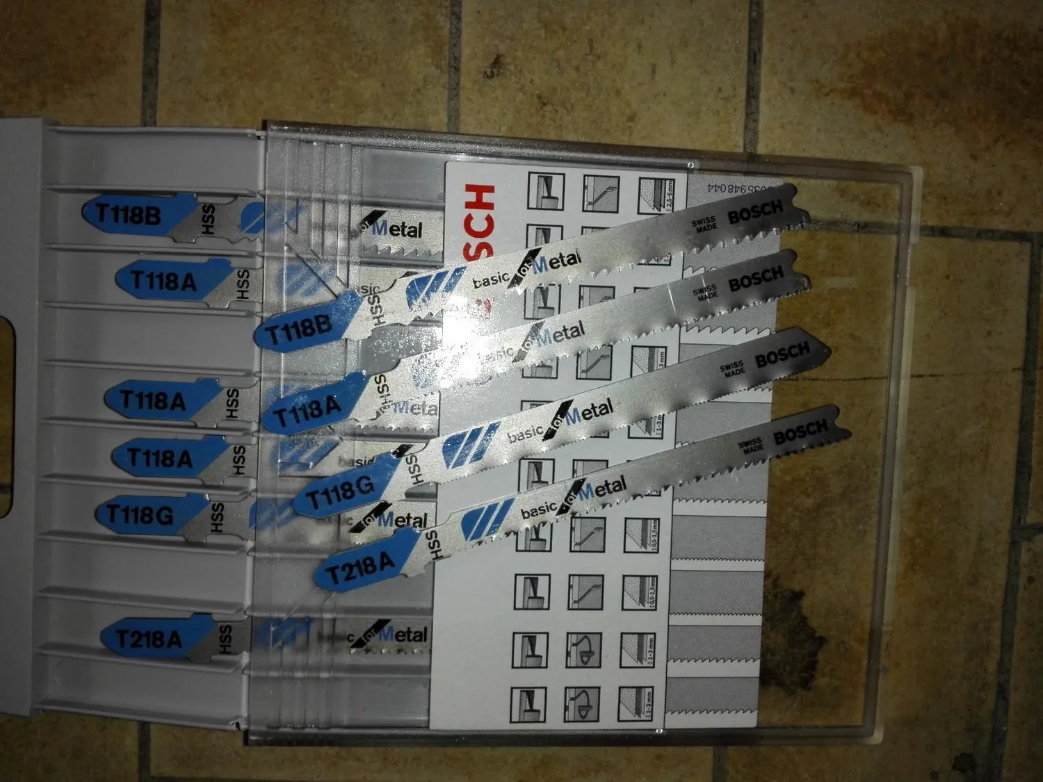 Bosch set lame seghetto alternativo per metallo