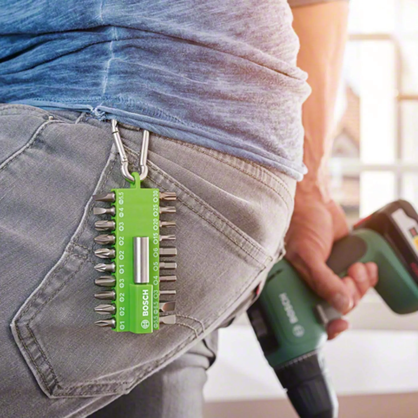 Bosch Expert Set Bit Avvitamento 21 Pezzi Verde Magnetico
