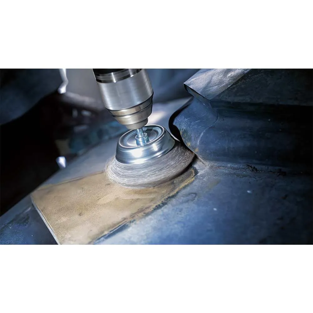 Bosch Expert spazzola a tazza 50 mm filo ondulato inox
