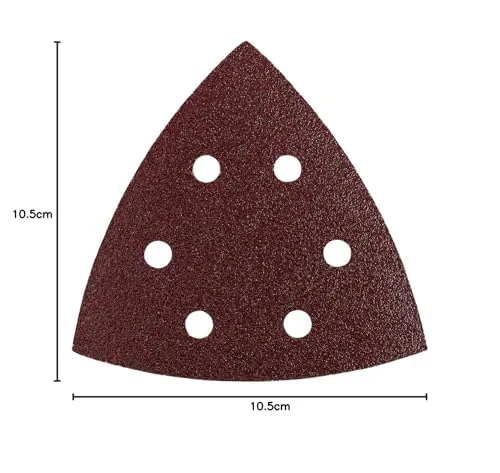KWB 492706 triangoli abrasivi delta 105 mm grana 60 5 pz forati