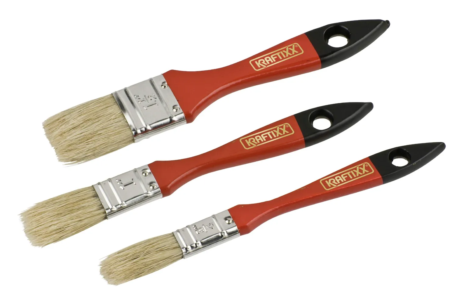 KWB 030990 set 3 pennelli piatti smalto 15-35 mm