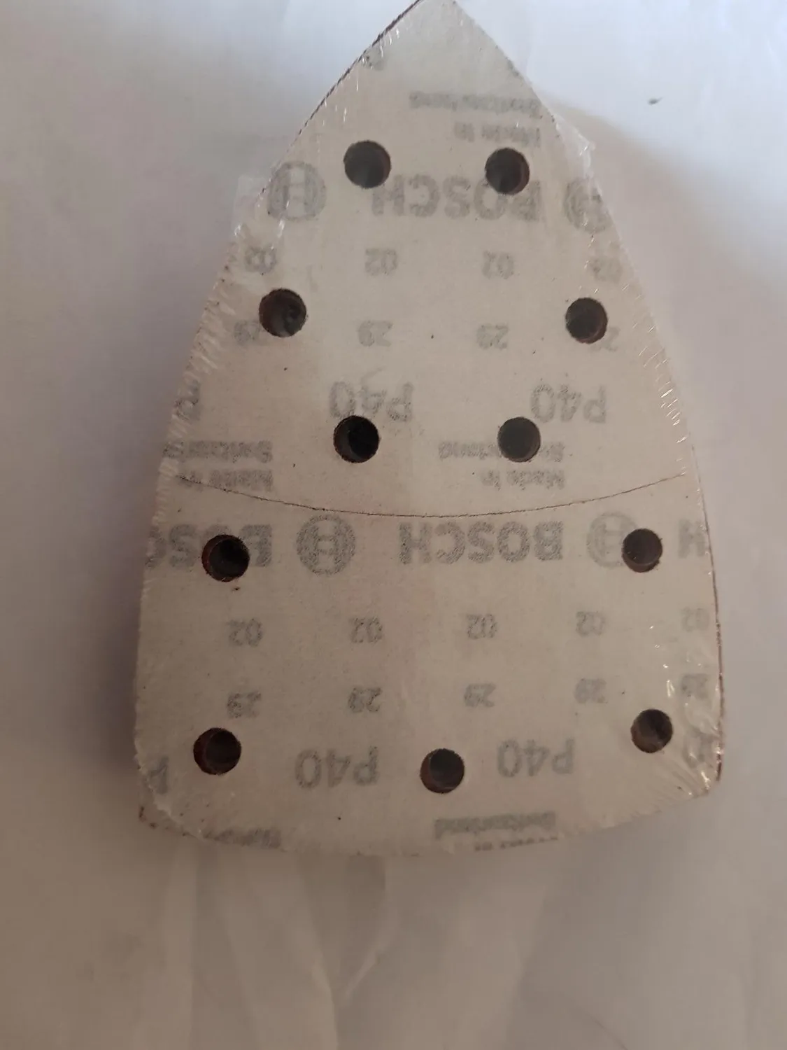Bosch Set 25 Fogli Abrasivi 102x62 mm Grane Assortite