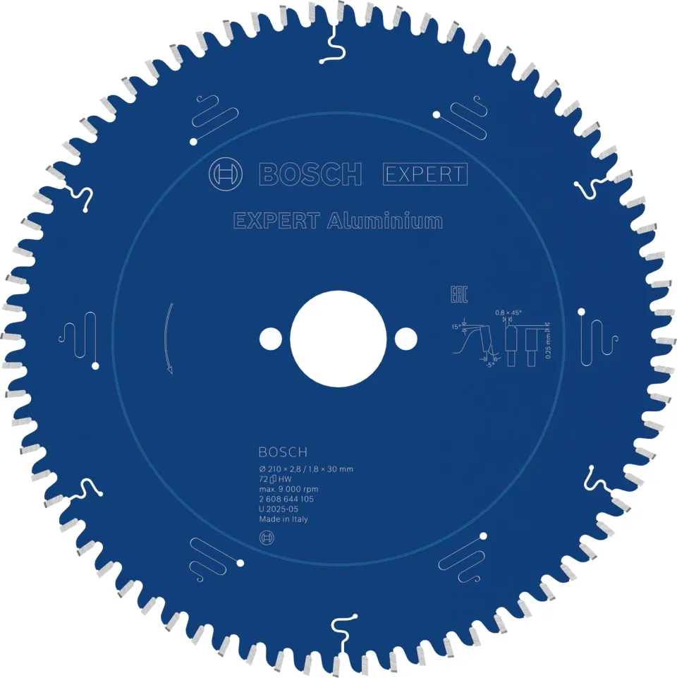 Bosch Expert for Aluminium lama circolare 210 mm 72 denti