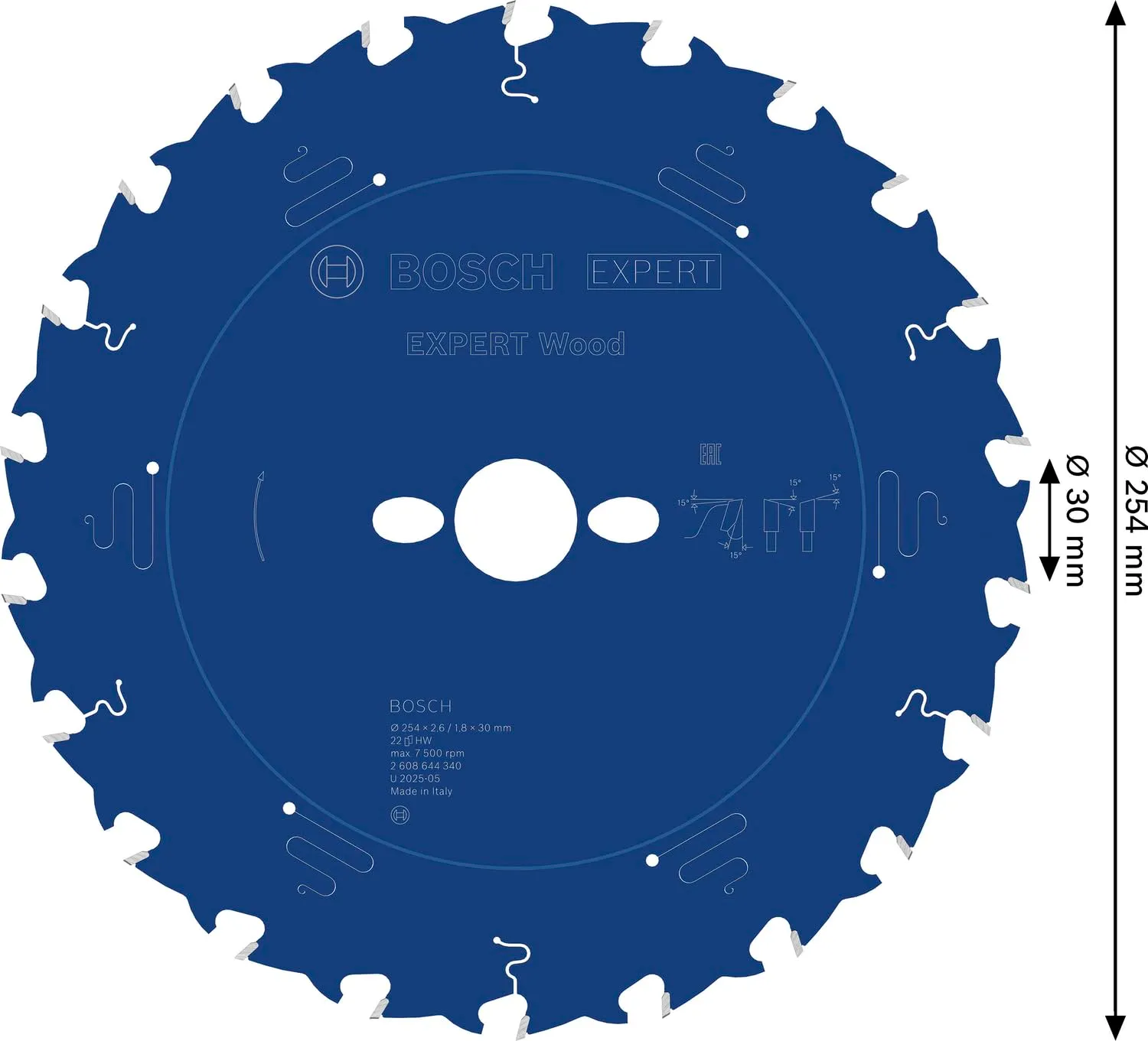 Bosch Expert for Wood lama circolare per seghe da banco per legno