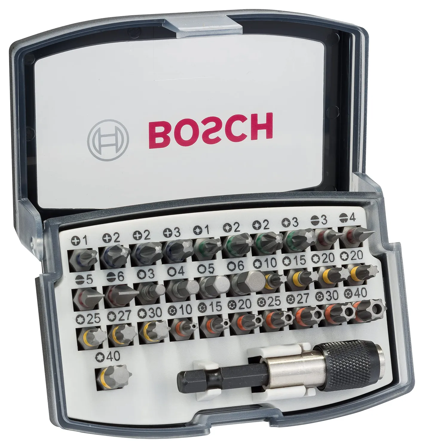 Bosch RobustLine set 5 punte legno metallo multi 32 pezzi