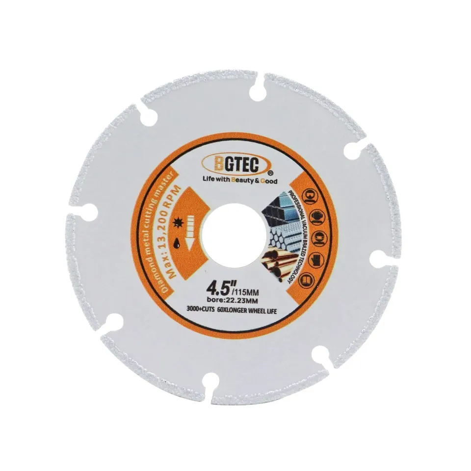 BGTEC disco diamantato 115 mm per metallo brasato