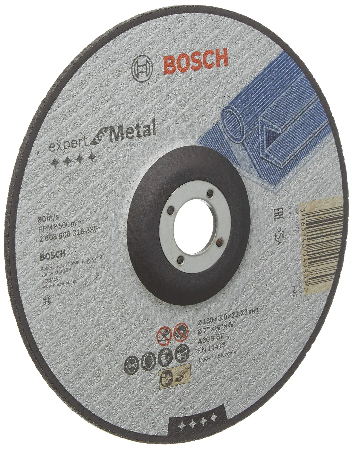 Bosch PRO Metal mola taglio 180x3 mm foro 22,23 mm