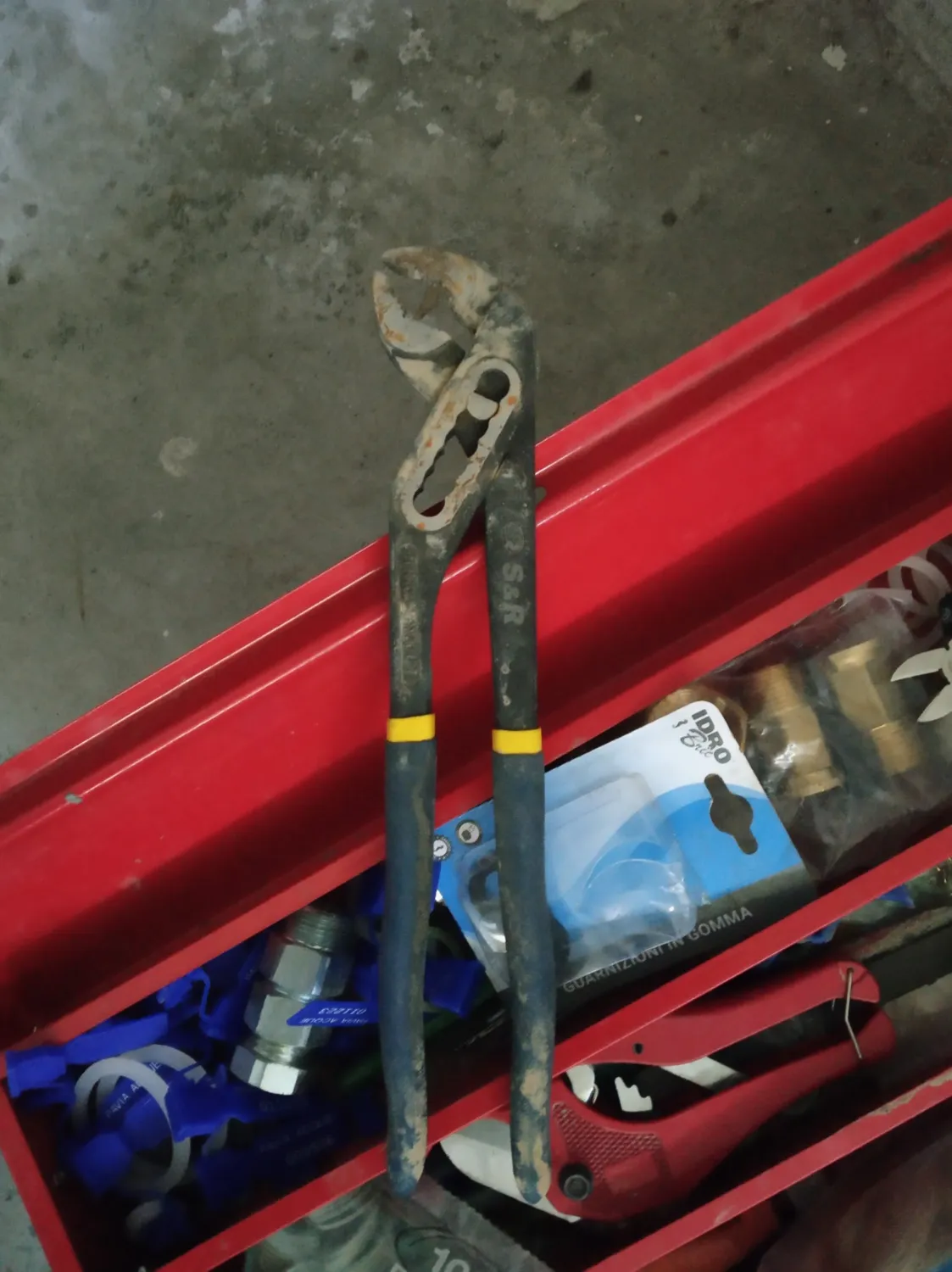 S&R pinza a pappagallo 250 mm 36 mm cromo vanadio