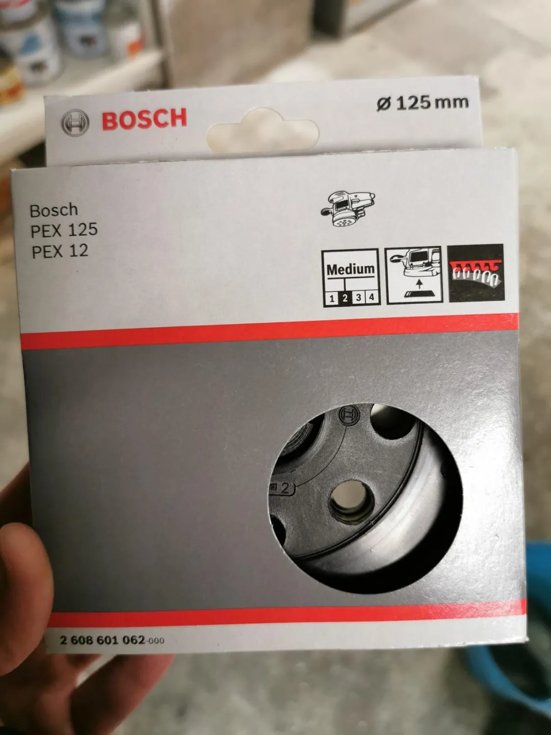 Bosch Expert PEX 12/125 platorello medio 125 mm