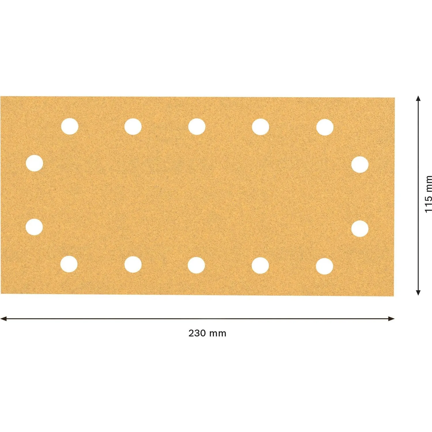 Bosch Expert C470 carta abrasiva 115x230 mm G100 50 pezzi