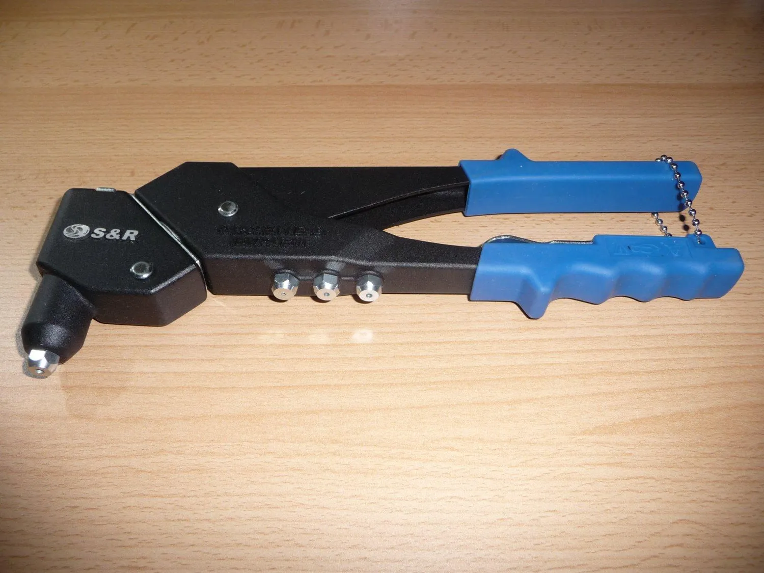 S&R Rivettatrice manuale professionale 2,4-5,0 mm testina 360°