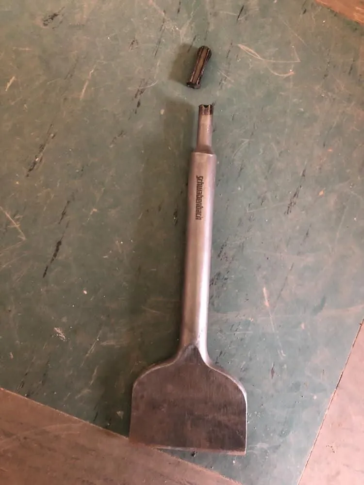 Schwabenbach scalpello piatto SDS-Plus 75x250 mm 40CR
