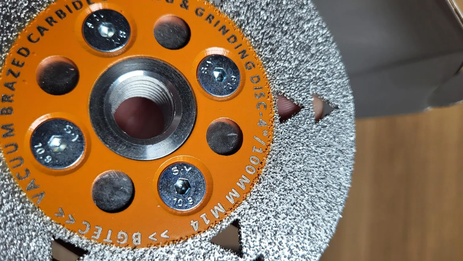 BGTEC lama legno 125 mm M14 doppio lato carburo