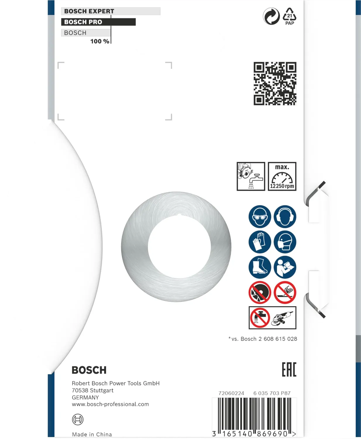 Bosch Expert disco diamantato 125 mm multi materiale 1 pz