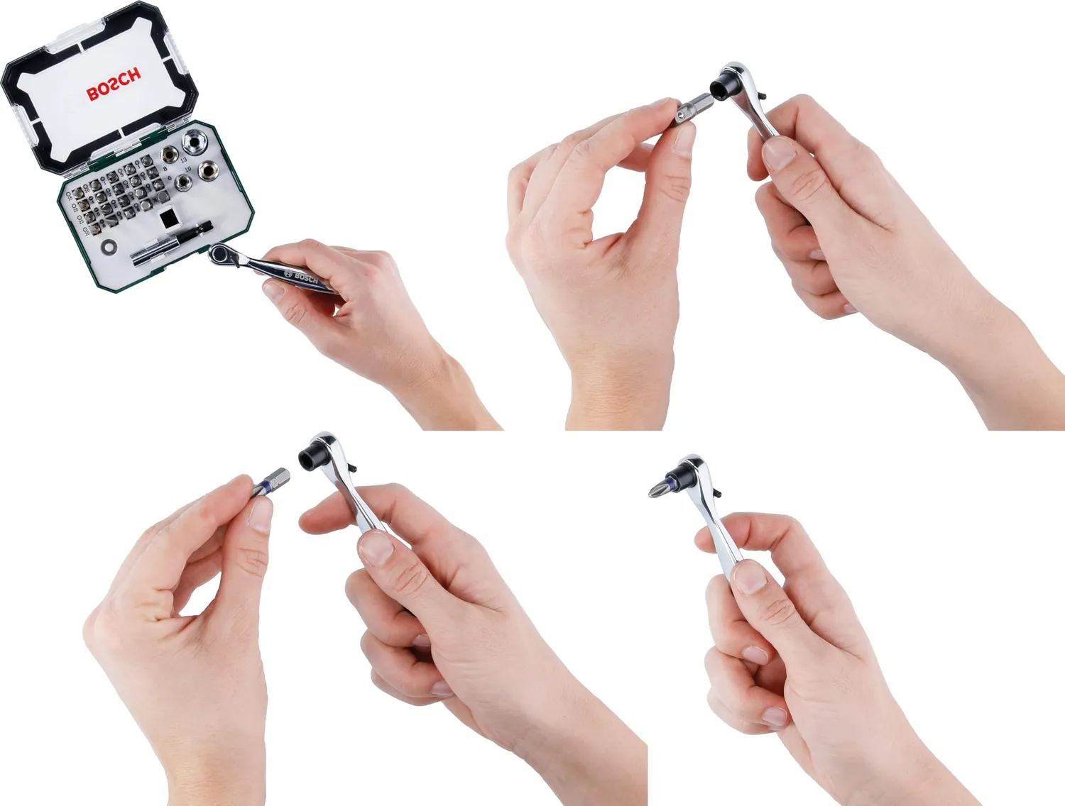Bosch Expert set bit avvitamento 26 pz cricchetto