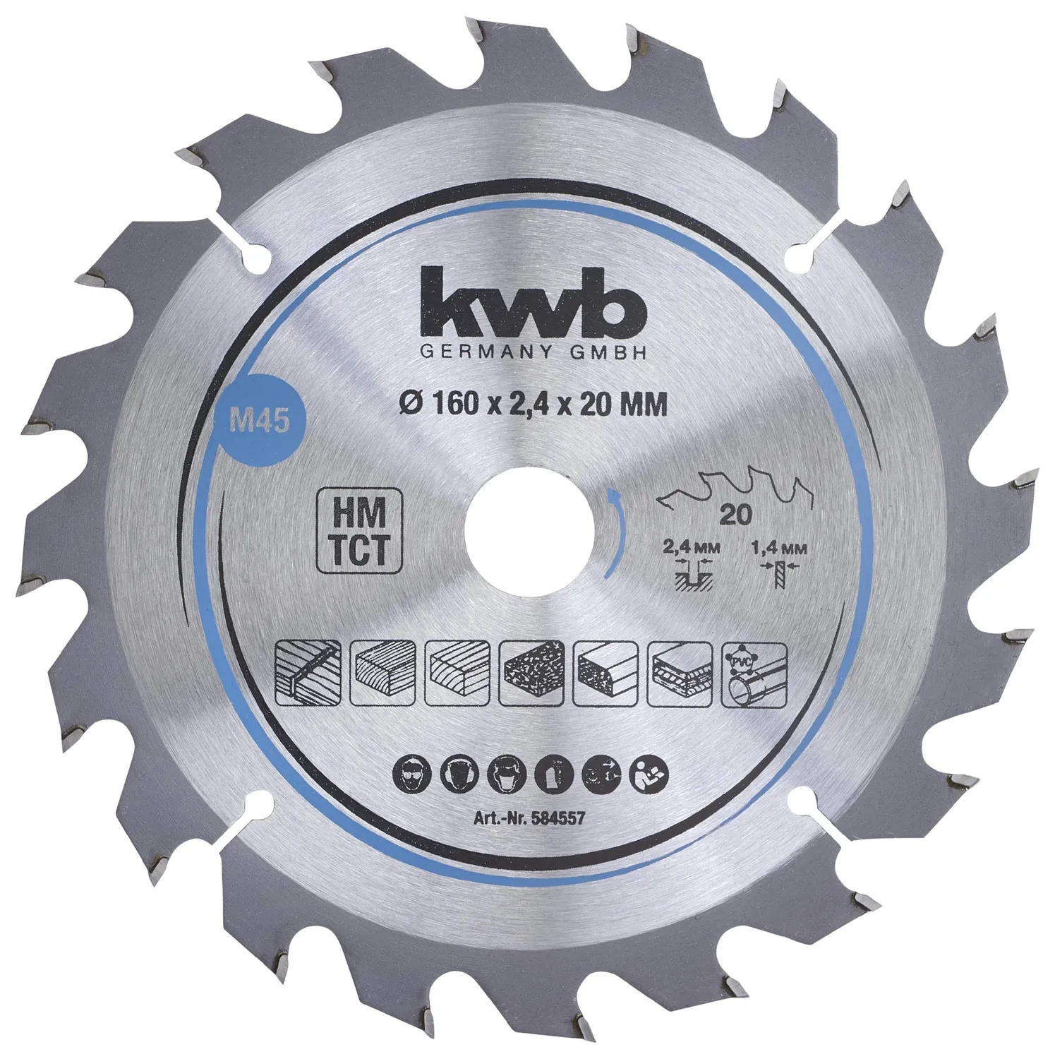 KWB Expert lama circolare 210x30 mm legno taglio rapido