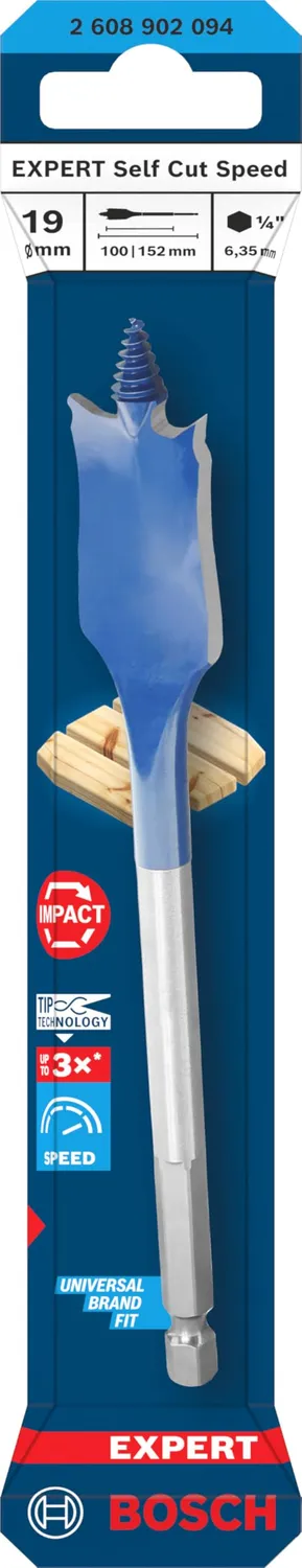 Bosch Expert Self Cut Speed punta a spada 19x152 mm legno