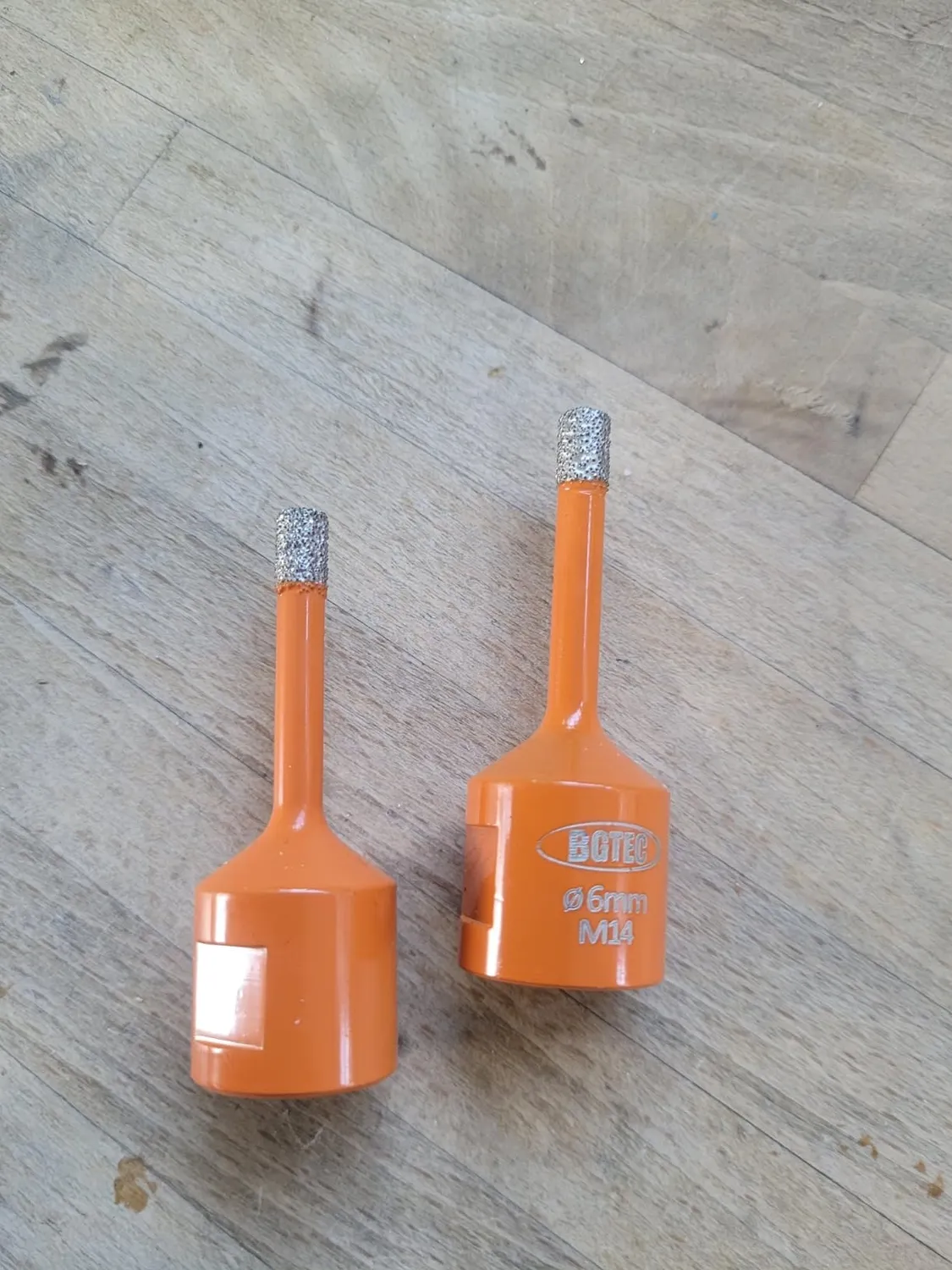 BGTEC Sega a Tazza Diamantata 6 mm M14 2 Pezzi Gres