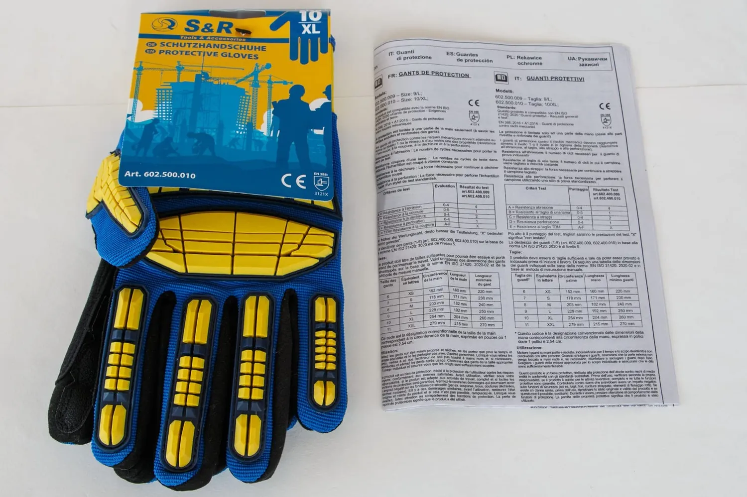 S&R guanti lavoro pelle XL 10 4 paia cuoio