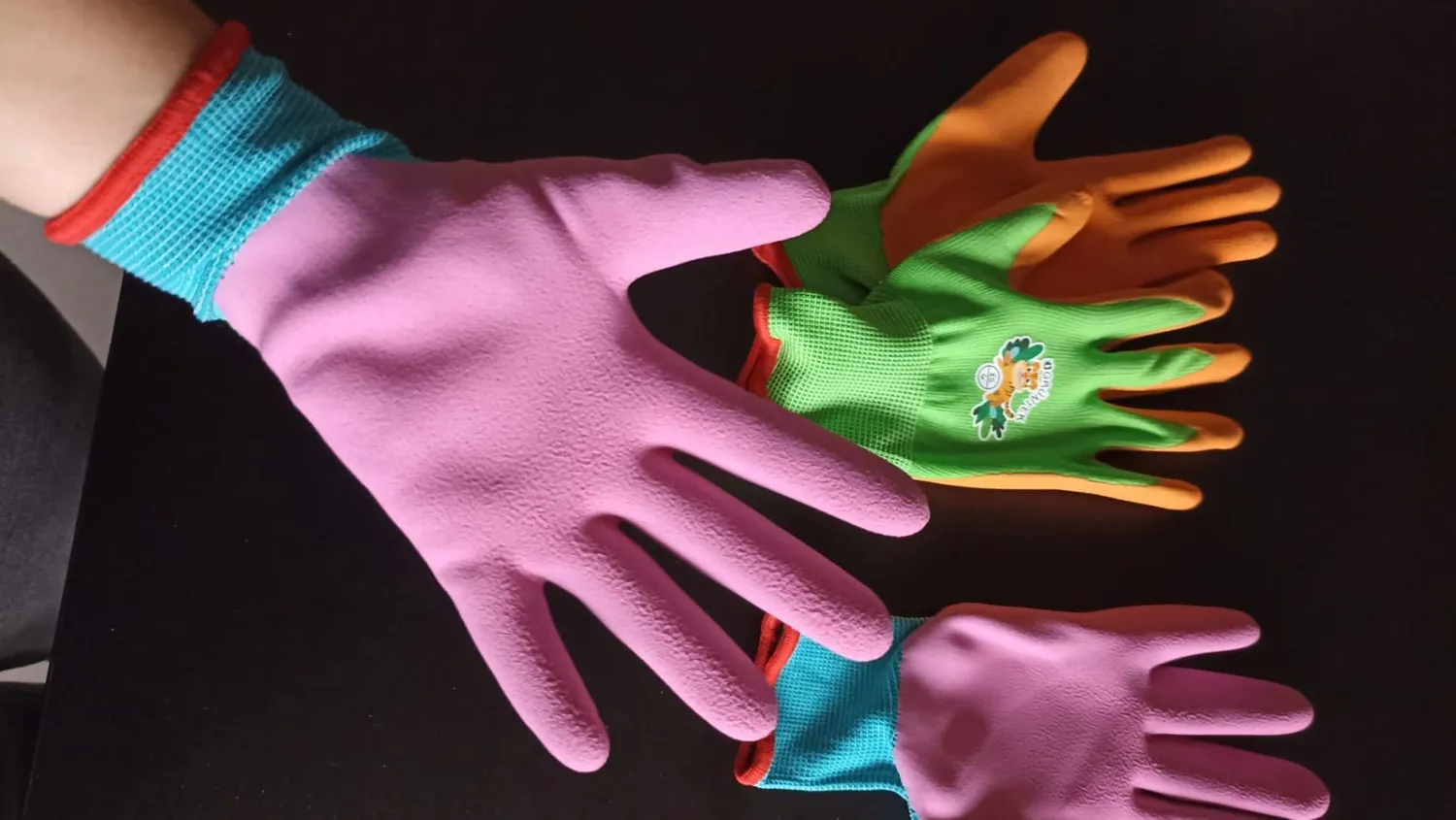 Grüntek Guanti Bambini Taglia 3 Lattice 4 Paia