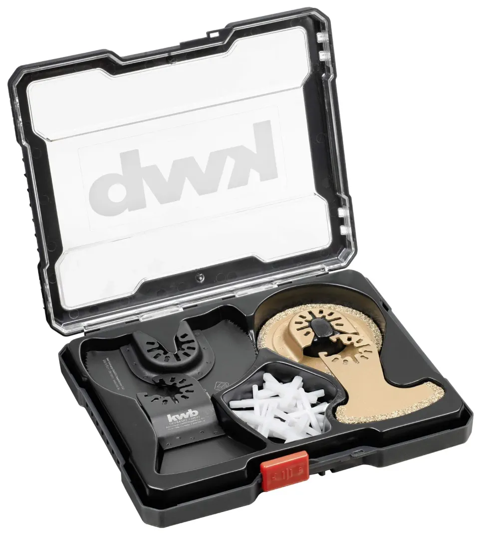 KWB Set Accessori Multiutensile Oscillante 22 pz Piastrelle