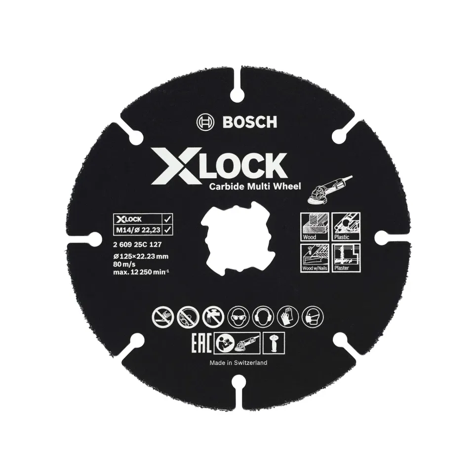 Bosch Carbide Multi Wheel Disco 125 mm X-LOCK