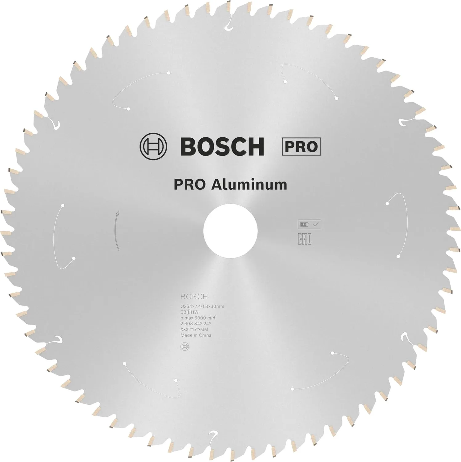 Bosch Expert PRO Aluminium lama circolare 216x30 mm alluminio