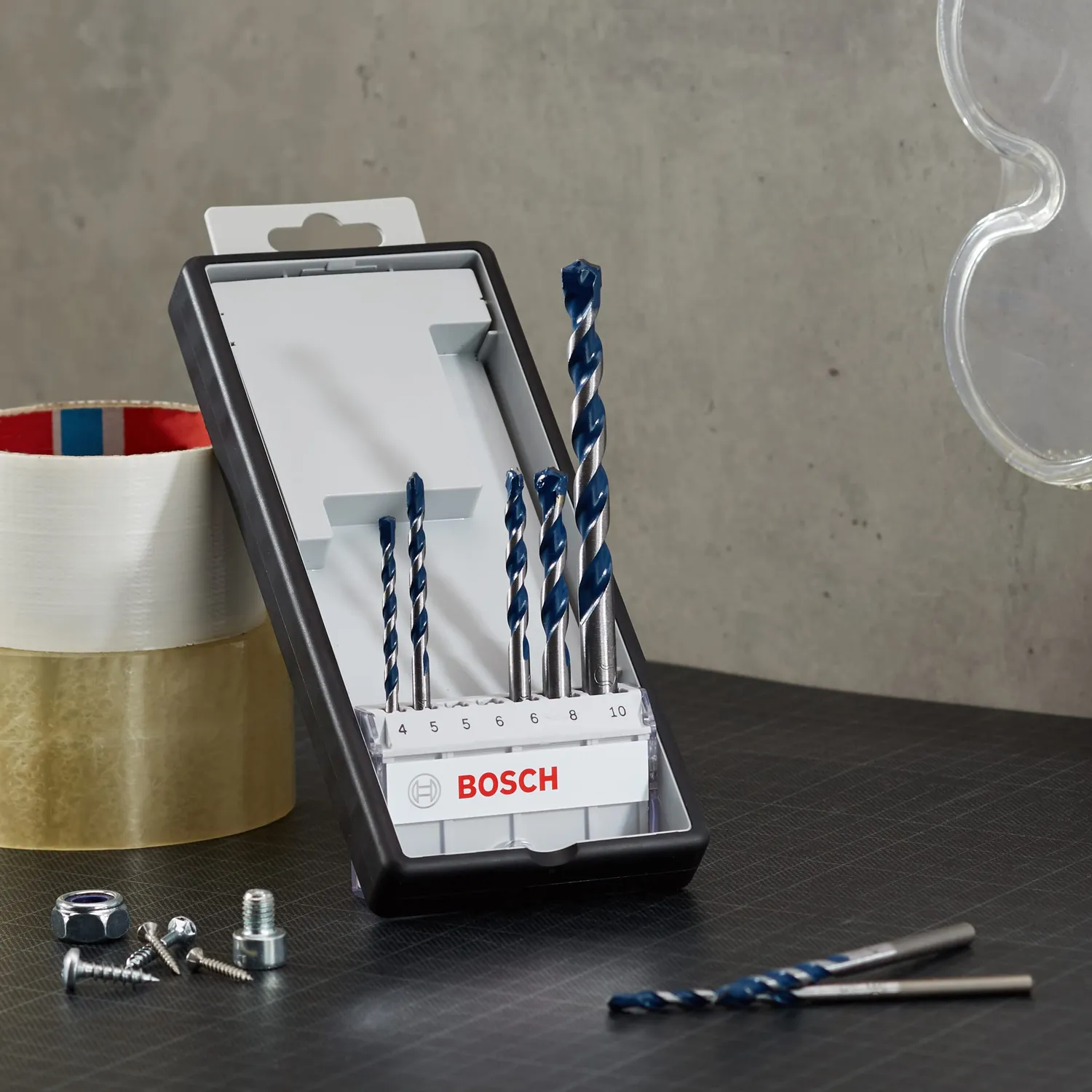 Bosch CYL-5 Set Punte Calcestruzzo 7 Pezzi 4-10 mm