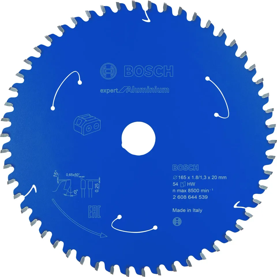 Bosch Expert for Aluminium lama circolare 165x20 54 denti