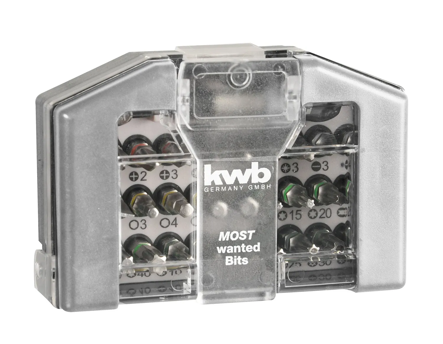 KWB Power Bit Box set bit 32 pezzi con porta-bit magnetico