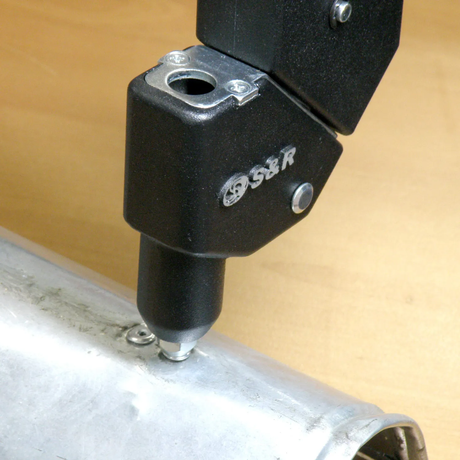 S&R Rivettatrice manuale professionale 2,4-5,0 mm testina 360°