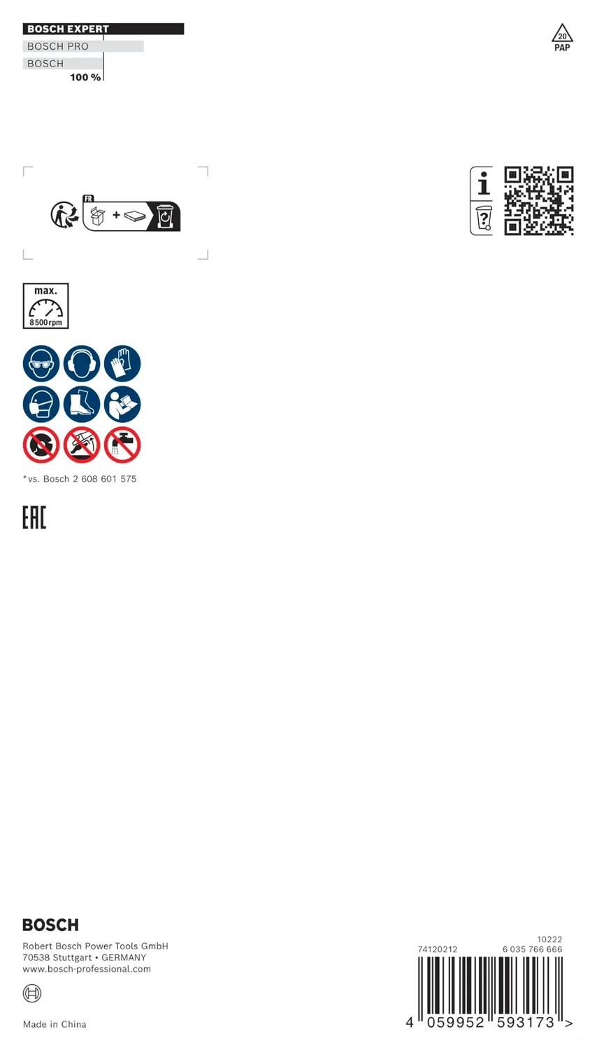 Bosch Expert Concrete mola a tazza diamantata 180 mm calcestruzzo