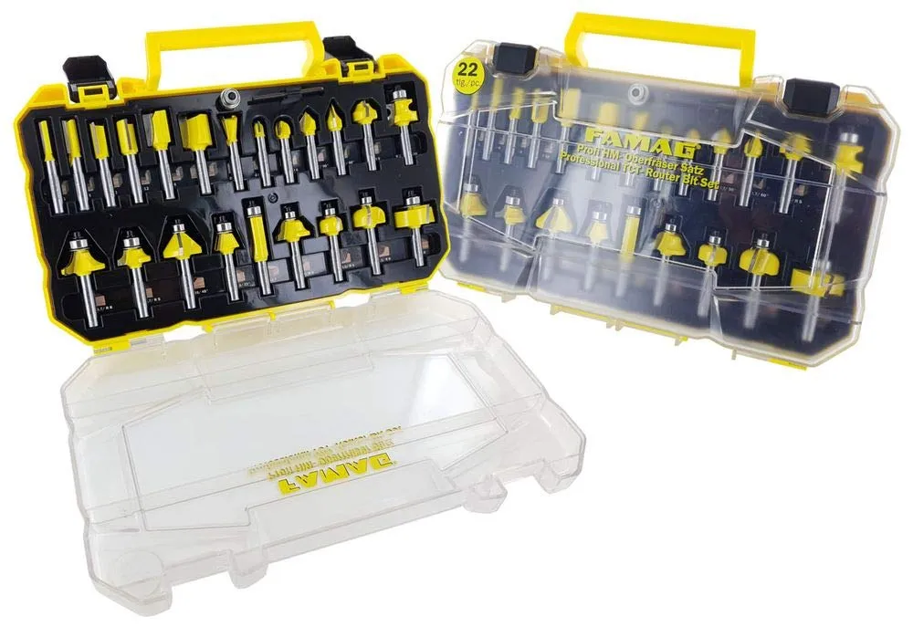 Famag 338281200 Profi Line set frese HM 12 pezzi 8 mm