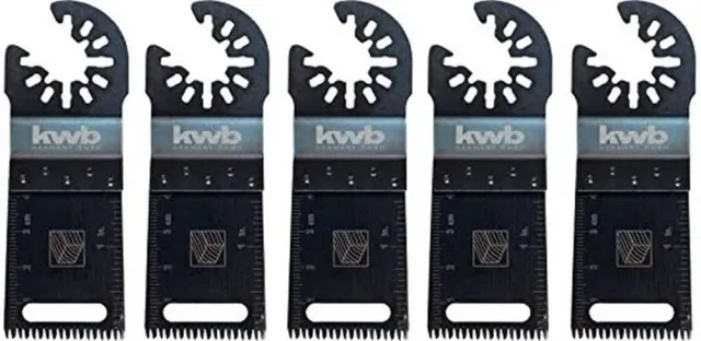 KWB AKKU-TOP lama multitool 34 mm 5 pz denti giapponesi