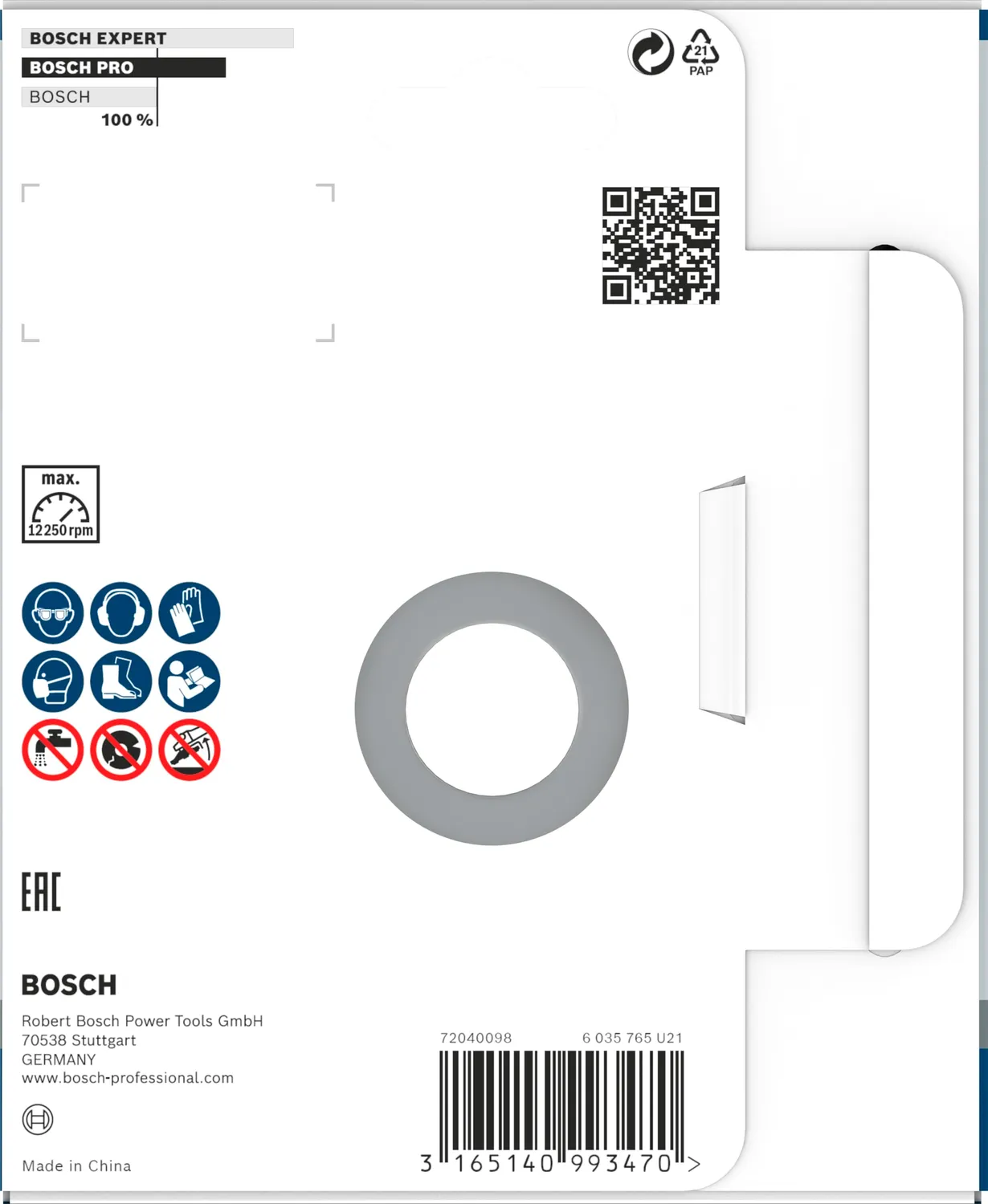 Bosch Expert disco diamantato 125 mm cemento